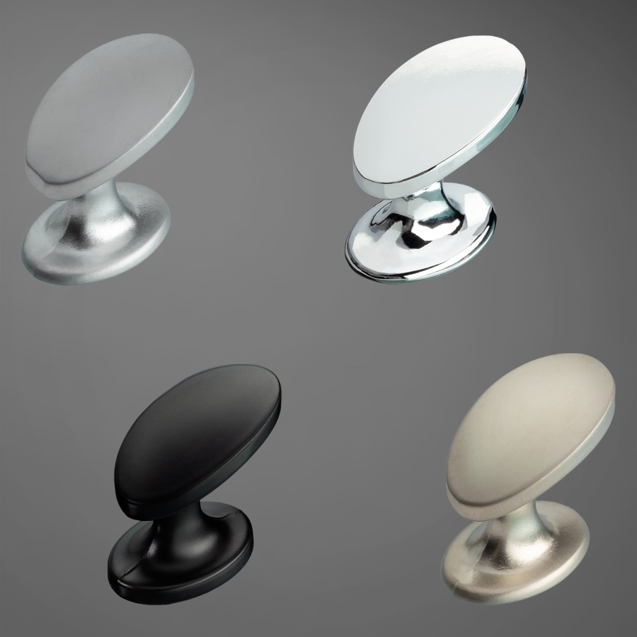 фото Ручка-кнопка ЦЕФЕЙ, никель матовый