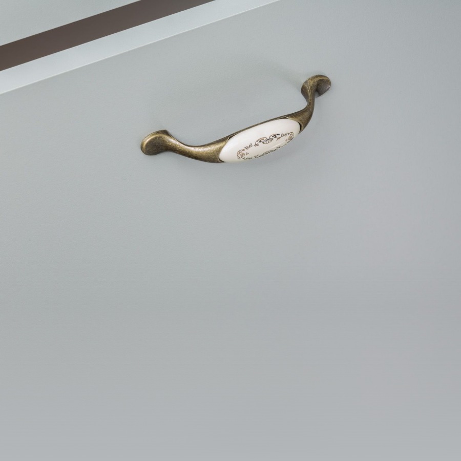 фото Ручка-скоба ЭРИДА, 96 мм, бронза античная