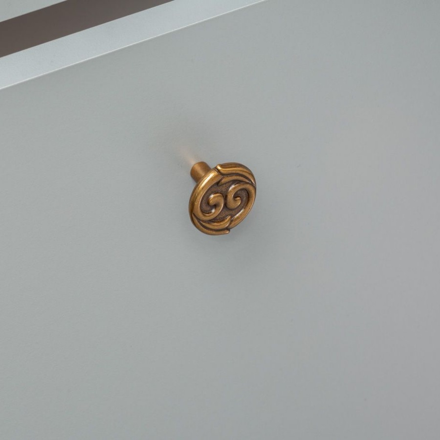 фото Ручка-кнопка ВЕНЕРА, бронза античная