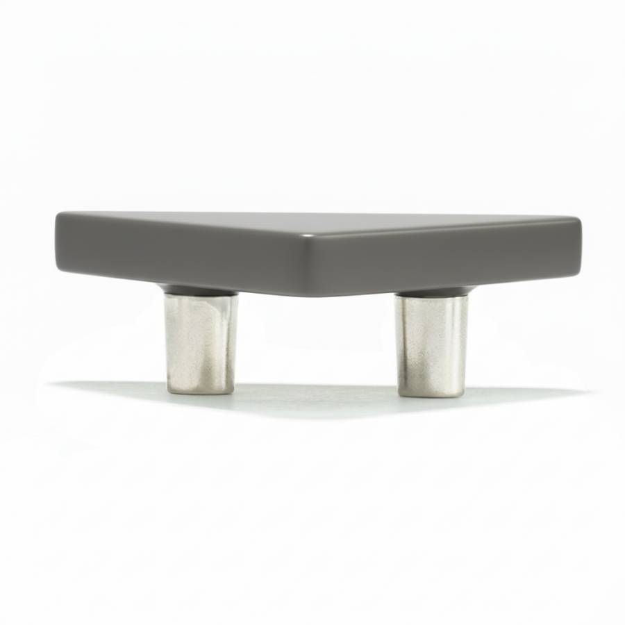 фото Ручка-кнопка ЛИЛО, серый матовый