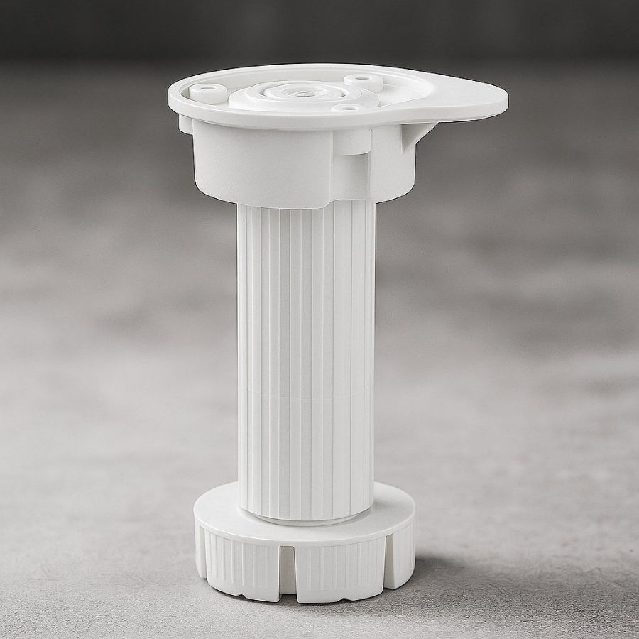 фото Опора кухонная 95-125мм, разборная, белая (без винта и клипсы)