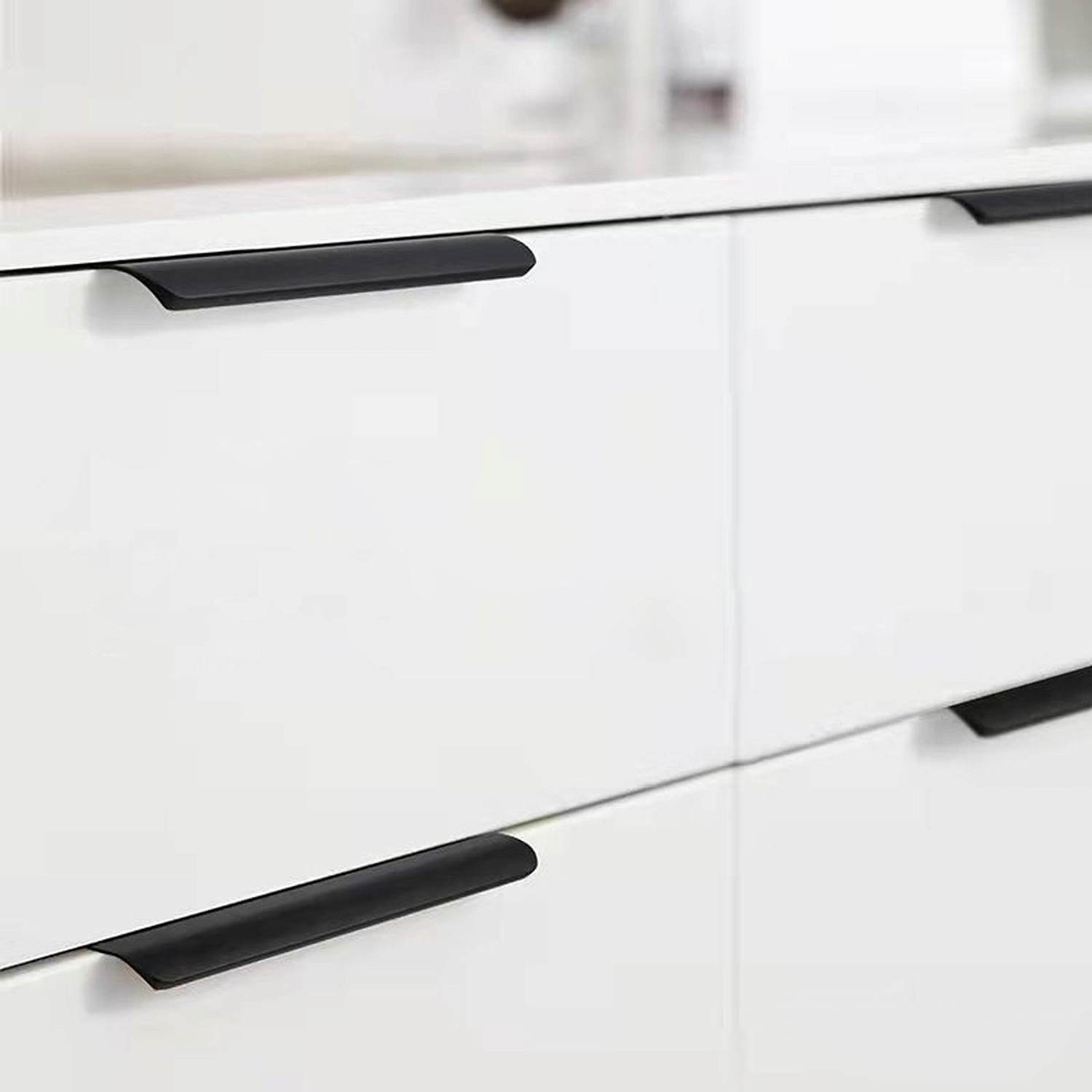 Ручка-скоба TITAN, 224/300 мм, черный матовый