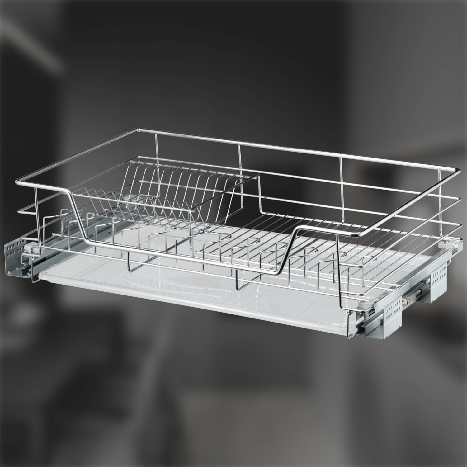 Посудосушитель в нижнюю базу 900 мм с доводчиком